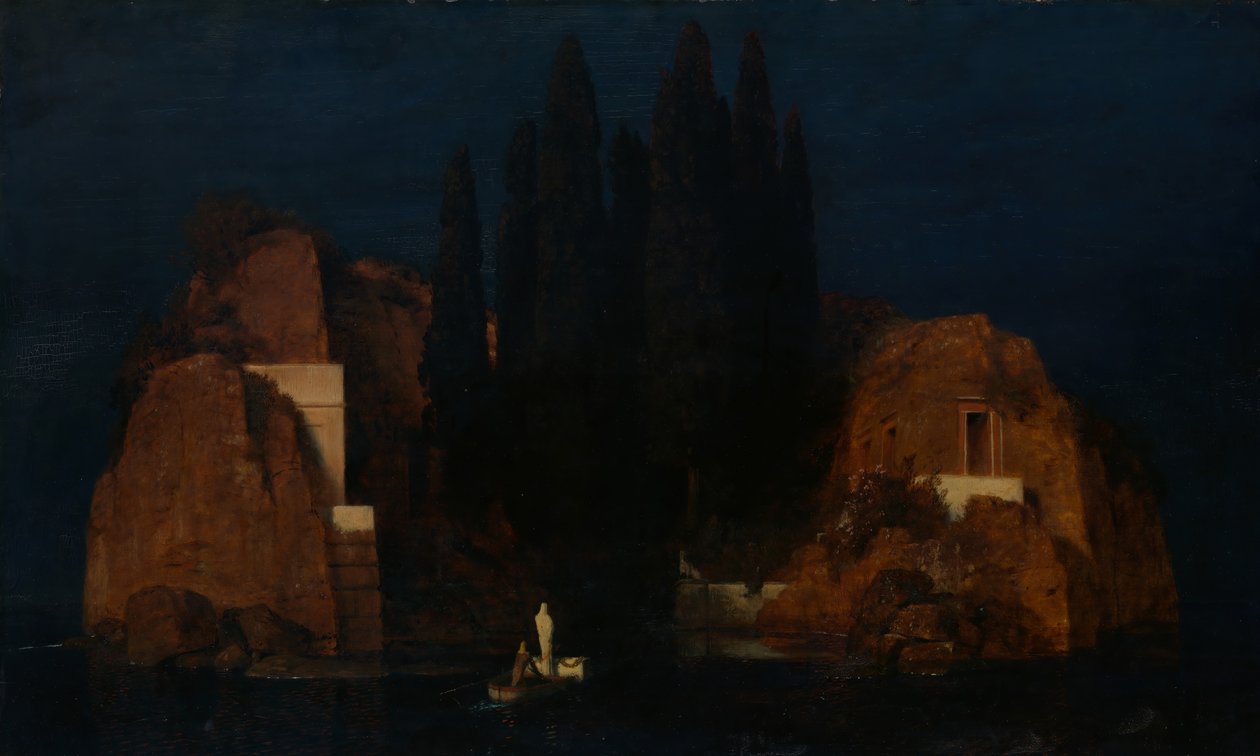 Holtak szigete, 1880. alkotó: Arnold Böcklin