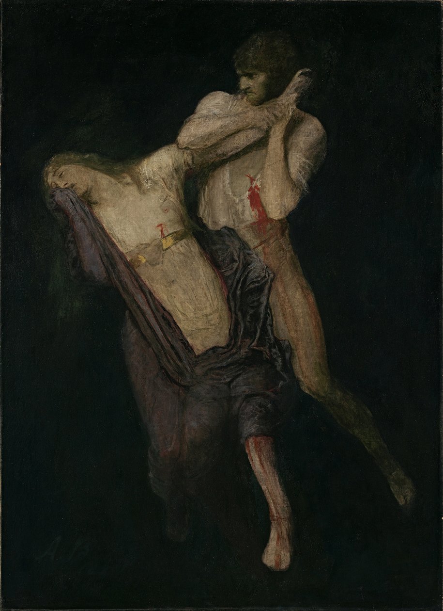 Paolo és Francesca, 1893. alkotó: Arnold Böcklin