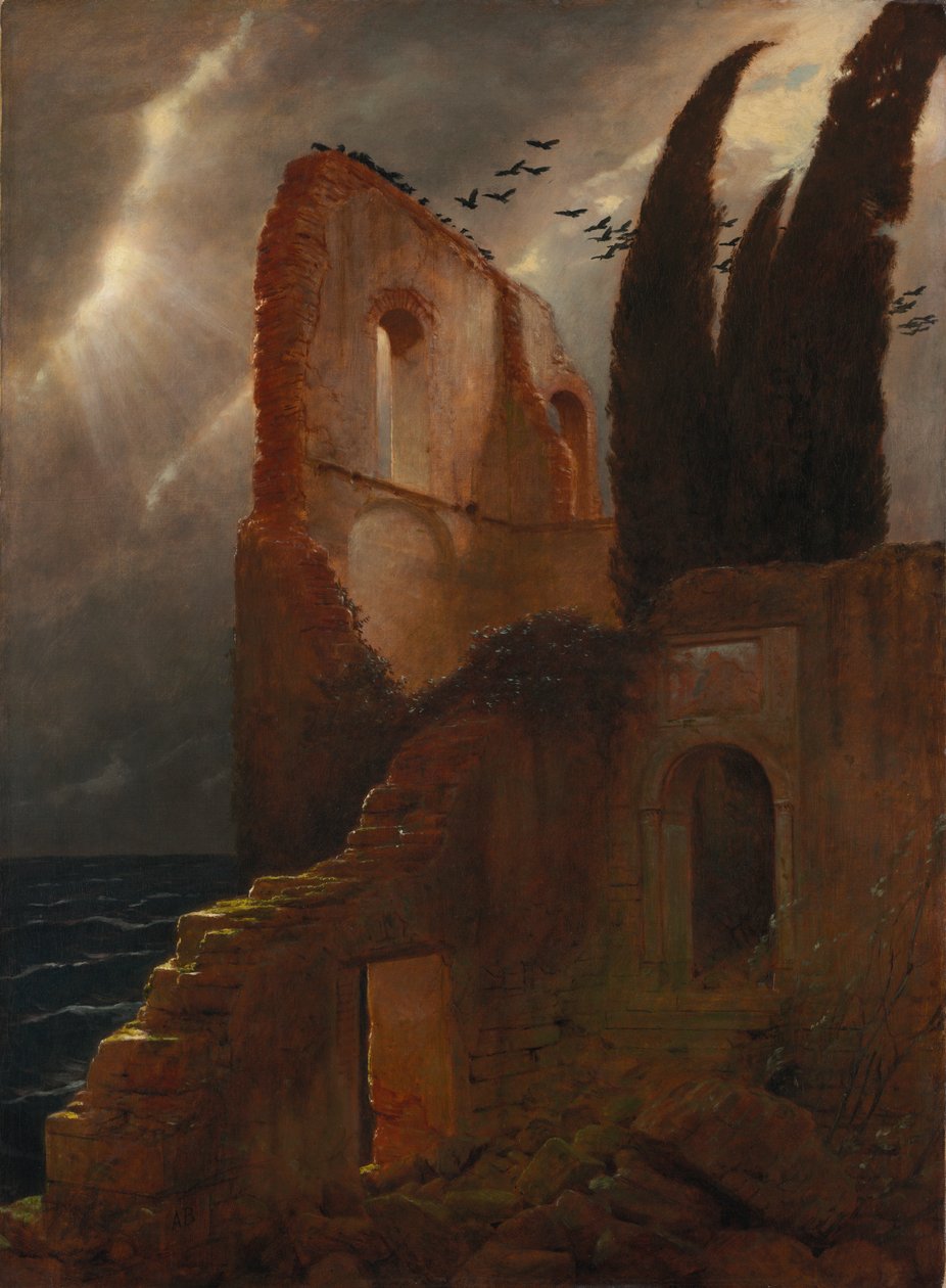 Rom a tenger mellett alkotó: Arnold Böcklin