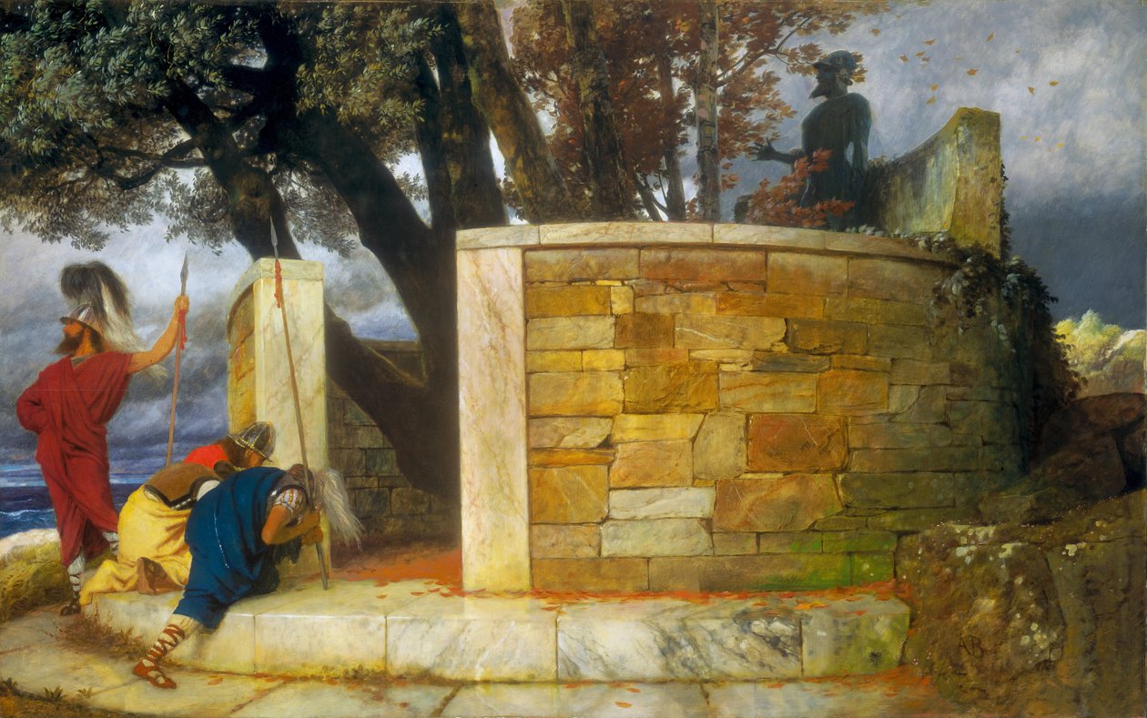 Herkules szentélye alkotó: Arnold Böcklin