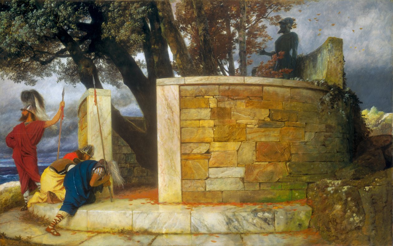 Herkules szentélye alkotó: Arnold Böcklin