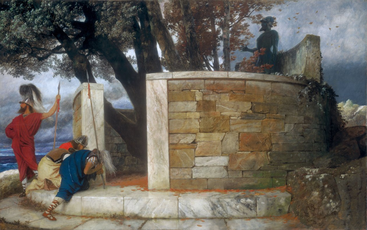Herkules szentélye alkotó: Arnold Böcklin