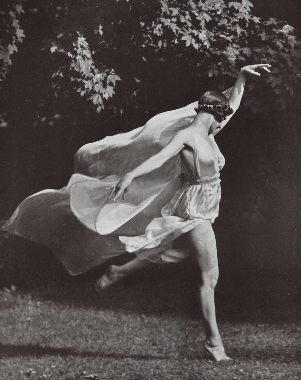 Anna Duncan (fekete-fehér fotó) alkotó: Arnold Genthe