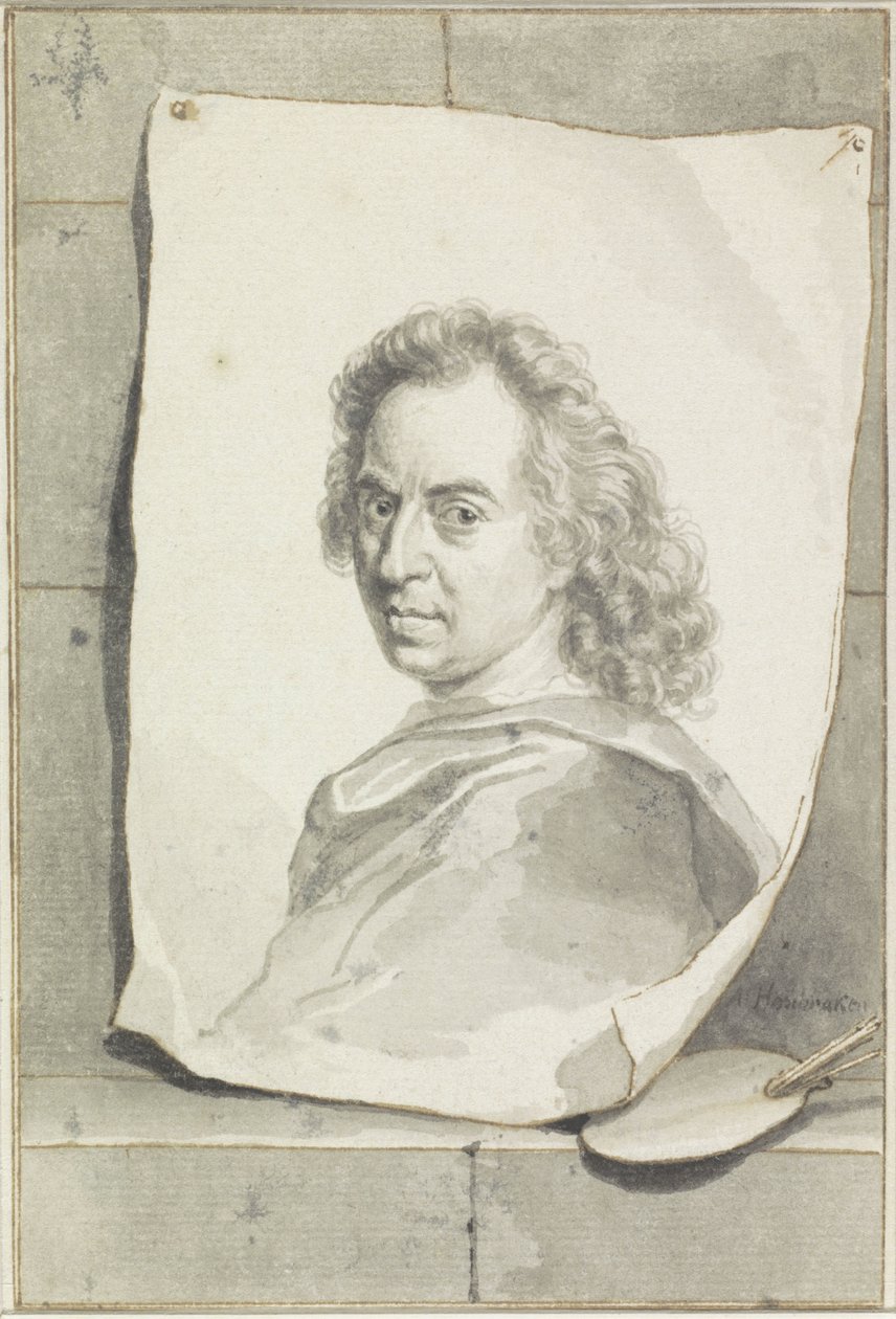 David van der Plaes portréja alkotó: Arnold Houbraken