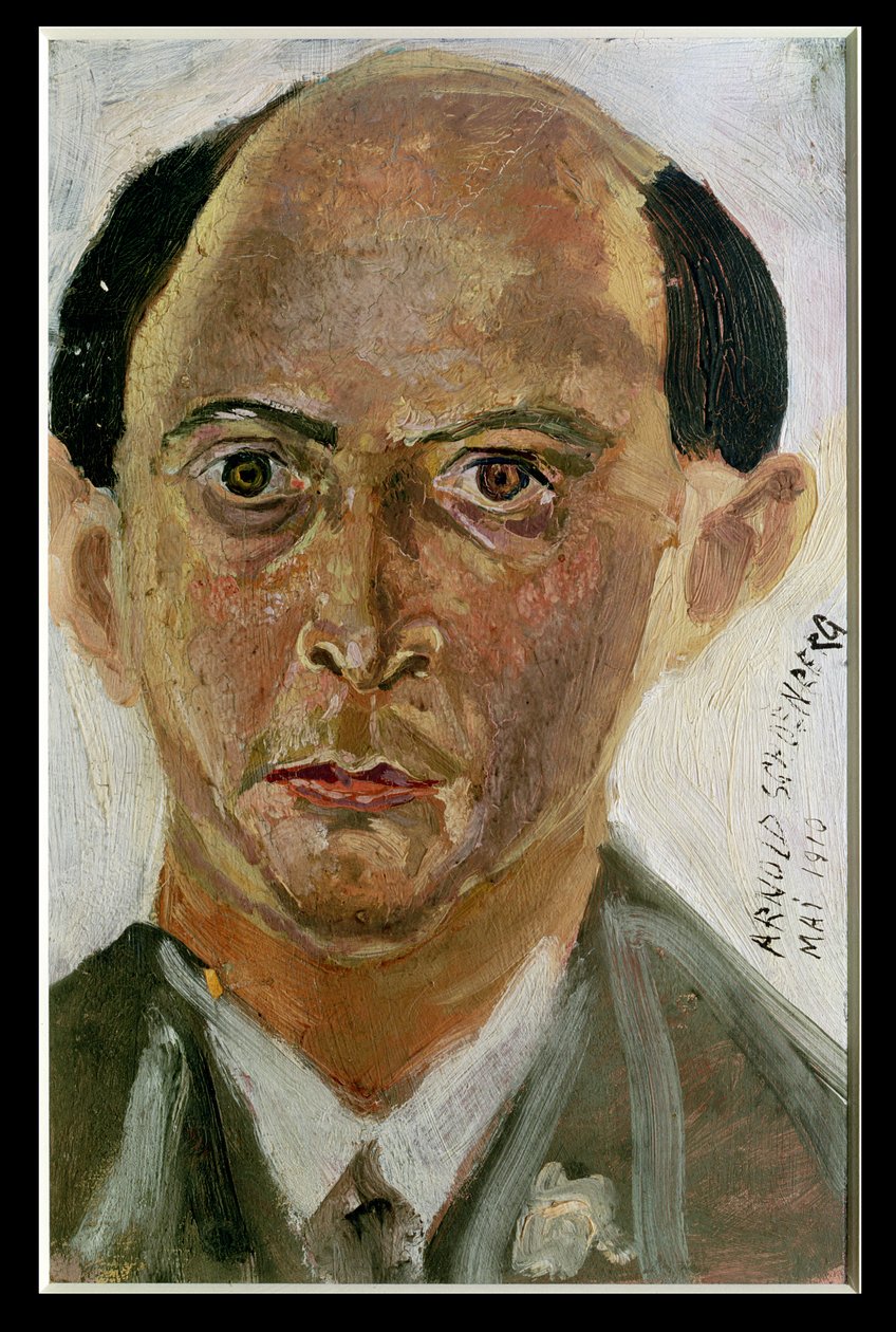 Önarckép (olaj, vászon) alkotó: Arnold Schoenberg