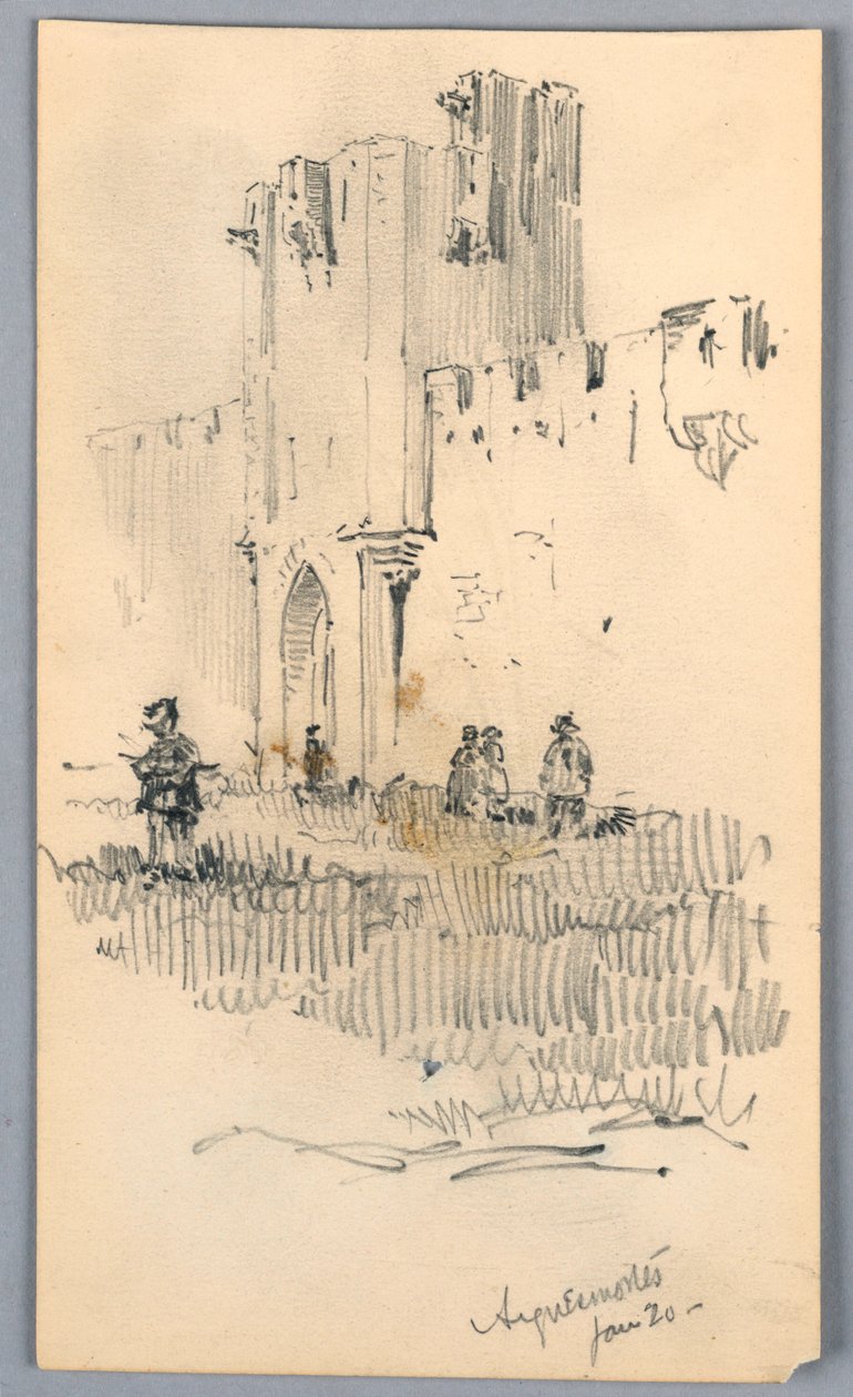 Aigues-Mortesnél alkotó: Arnold William Brunner