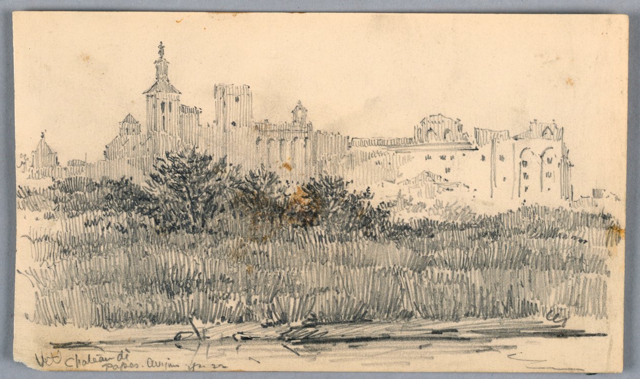 Chateau de Papes, Avignon alkotó: Arnold William Brunner