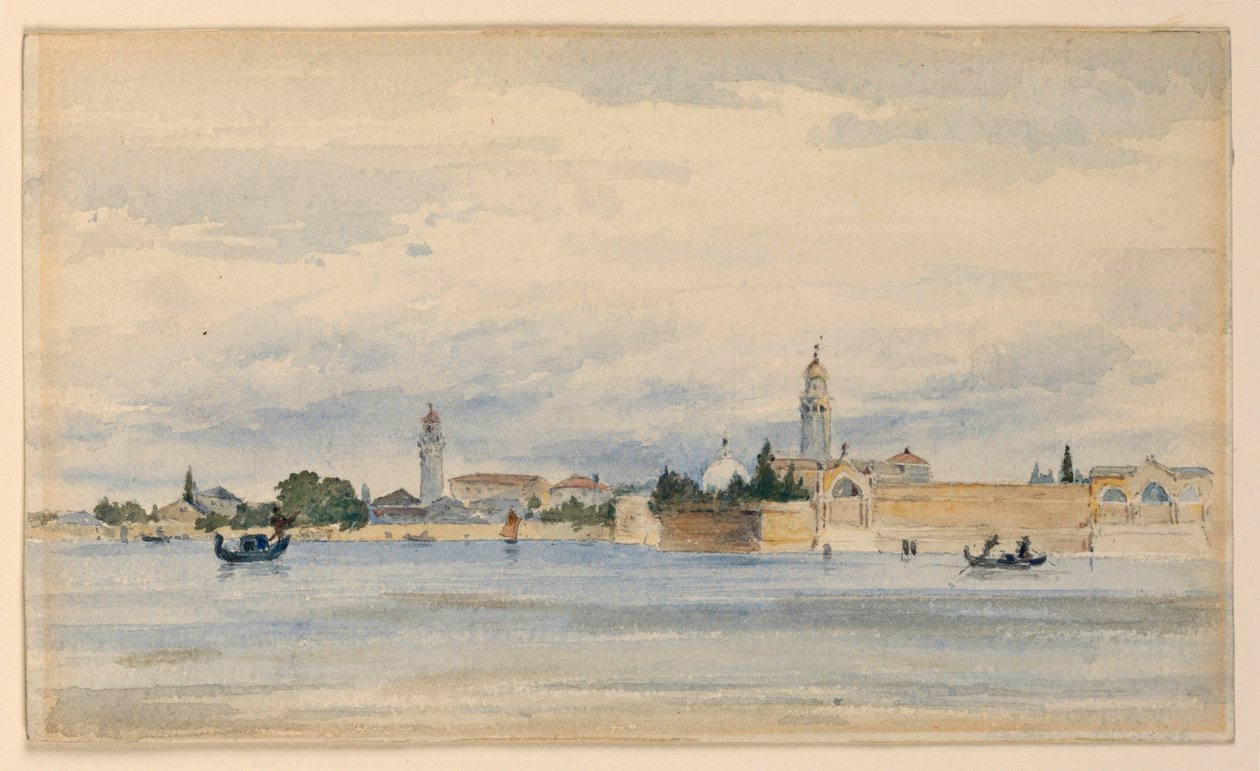 Régi temető, Velence alkotó: Arnold William Brunner