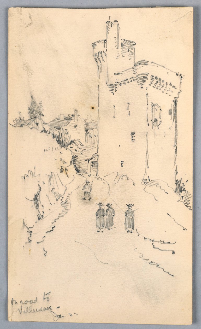 A Villeneuve felé vezető úton alkotó: Arnold William Brunner