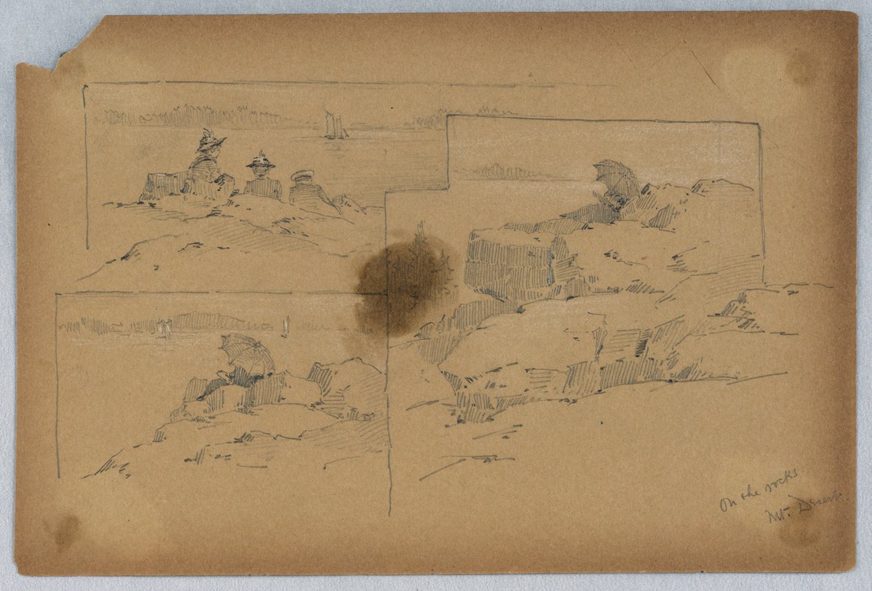 On the Rocks, Mt. Desert alkotó: Arnold William Brunner