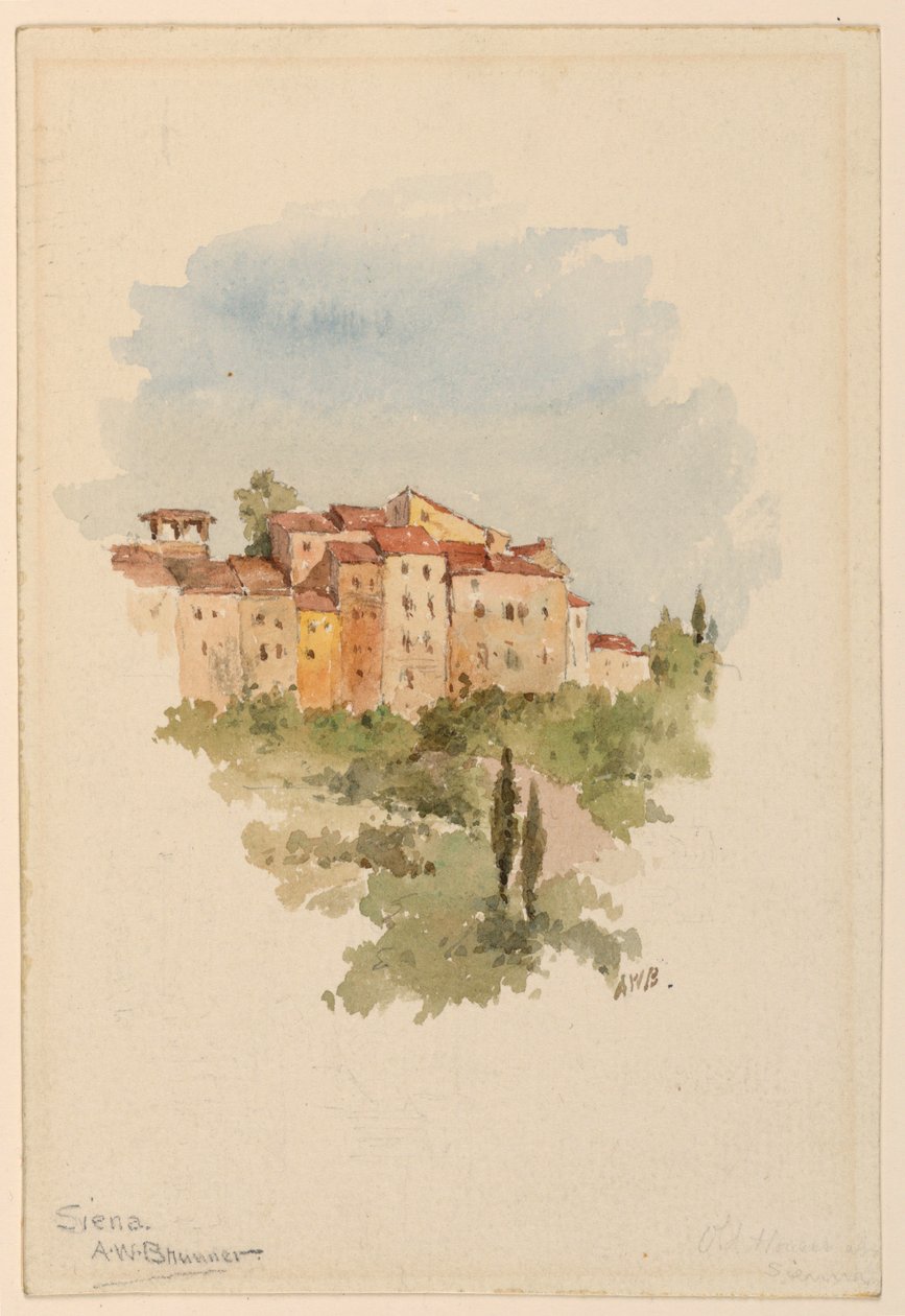 Siena alkotó: Arnold William Brunner