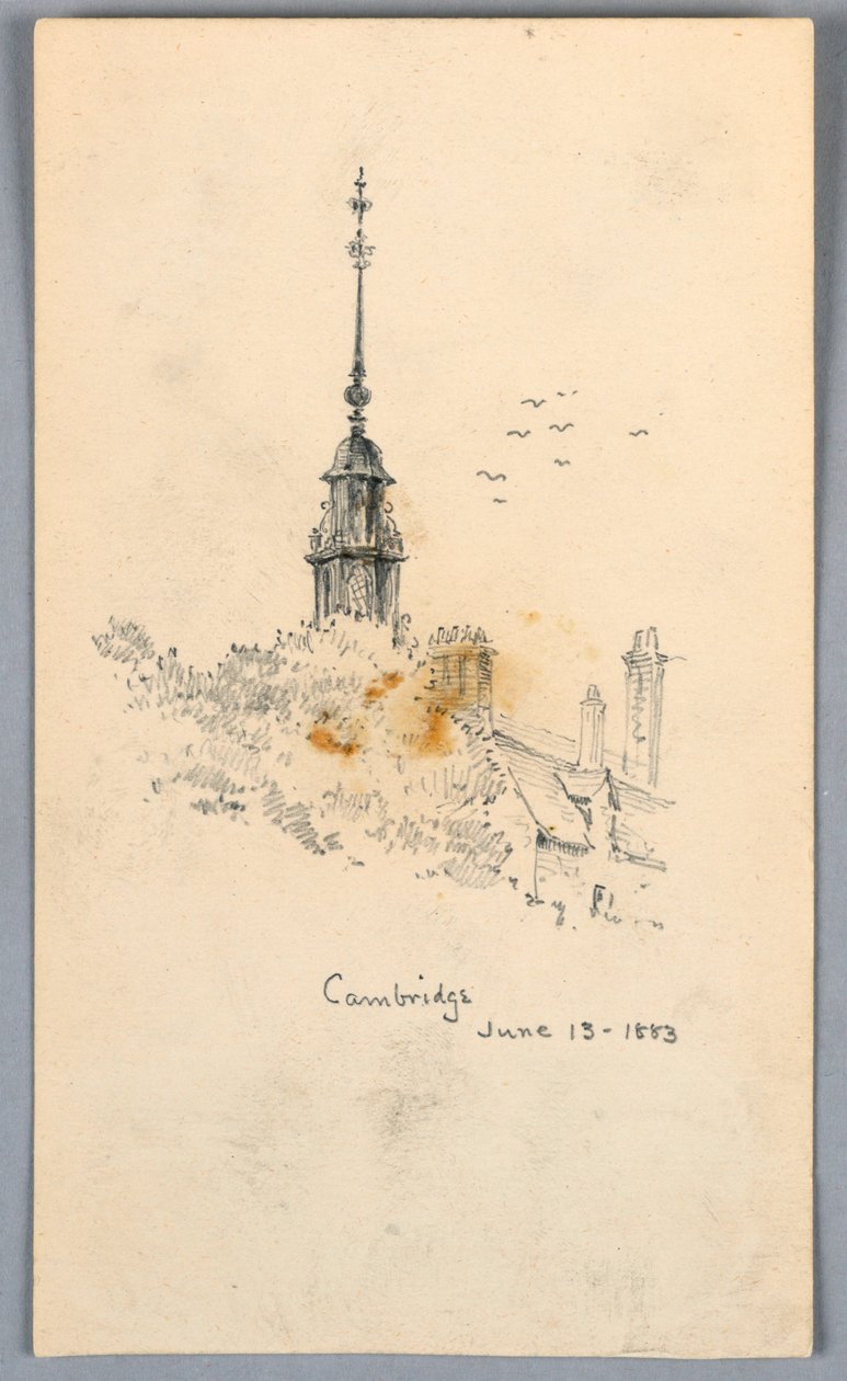 Torony Cambridge-ben alkotó: Arnold William Brunner