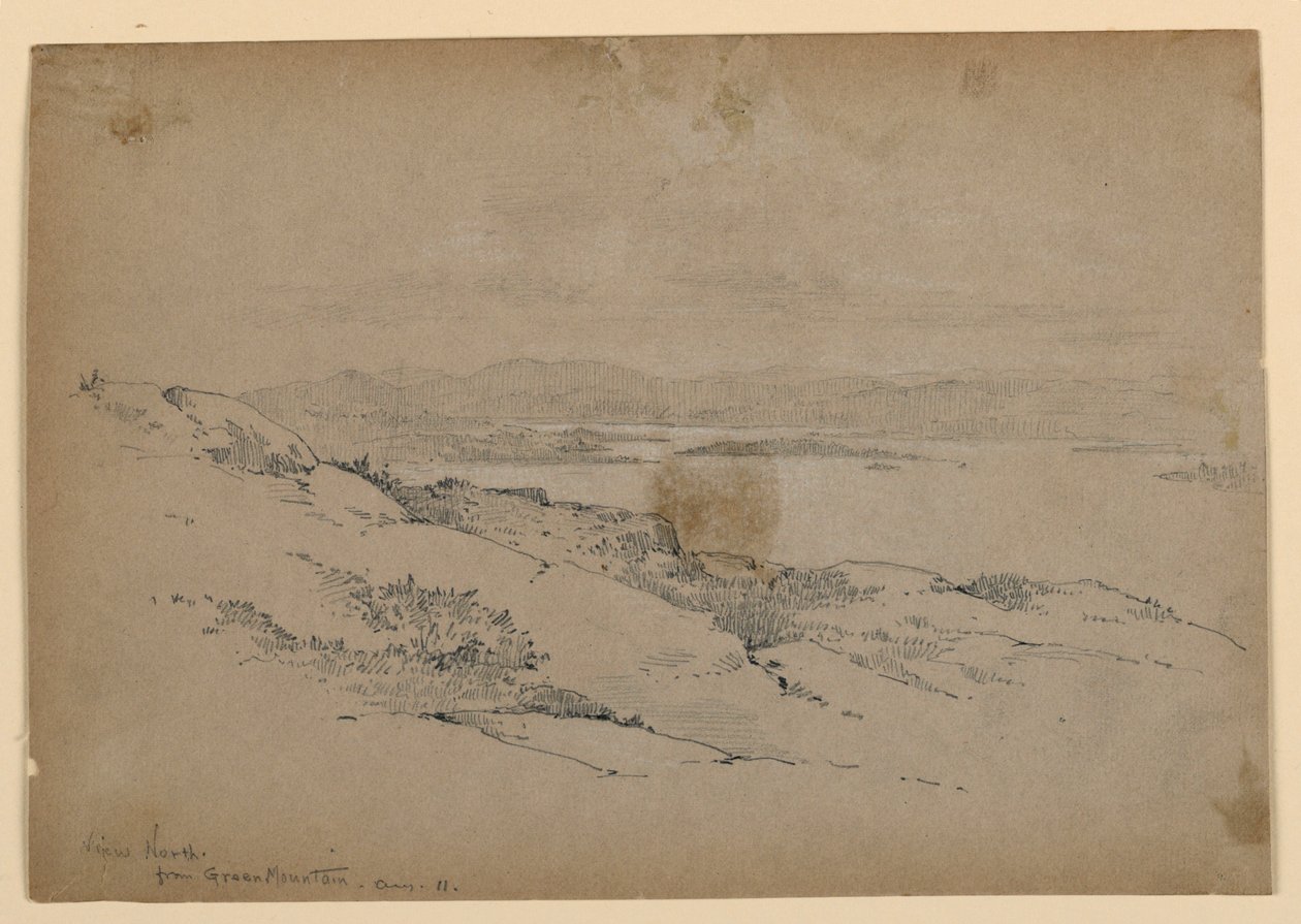 Nézd északra a Green Mountain felől alkotó: Arnold William Brunner