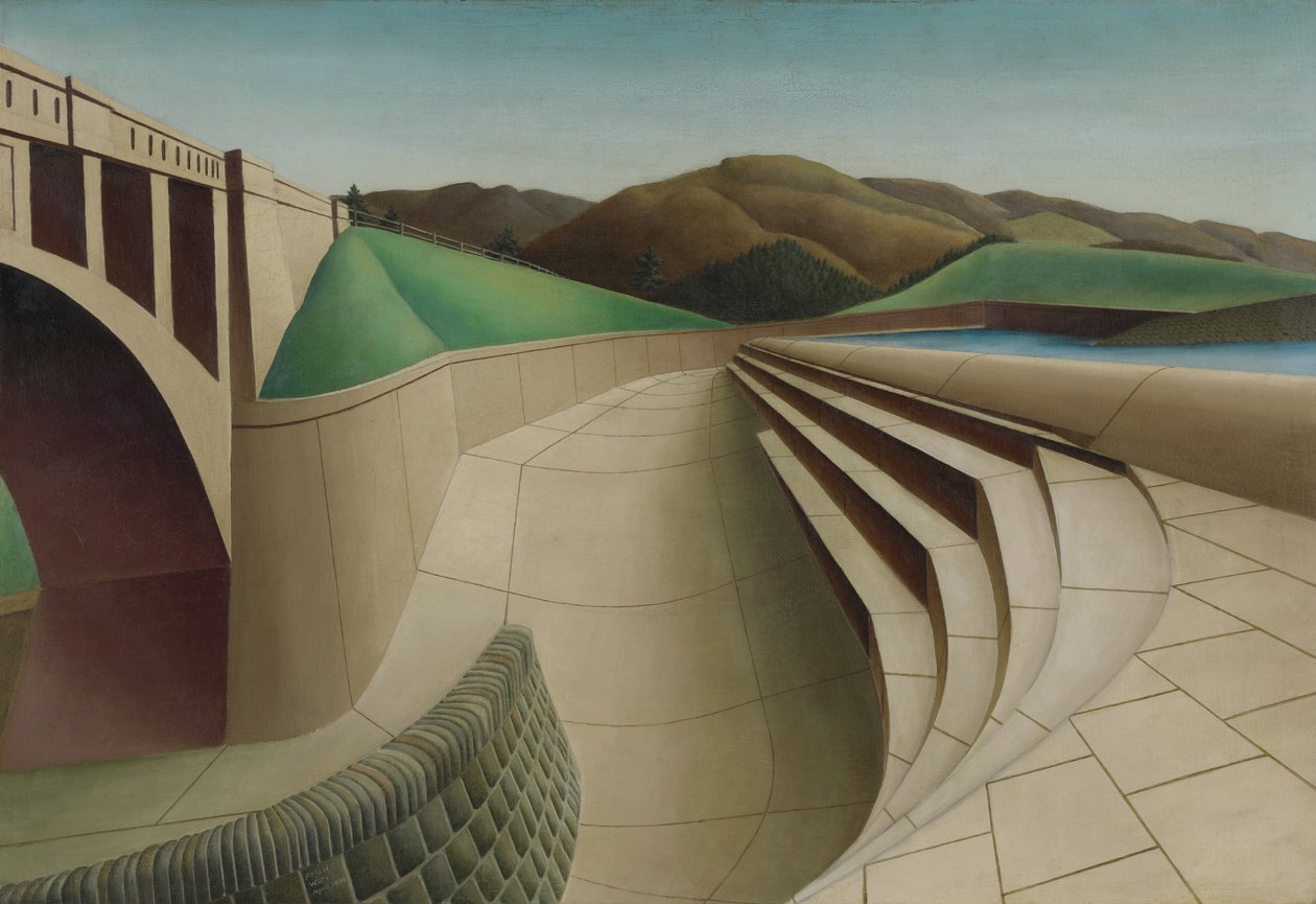 Amerikai táj, 1936 alkotó: Arnold Wiltz