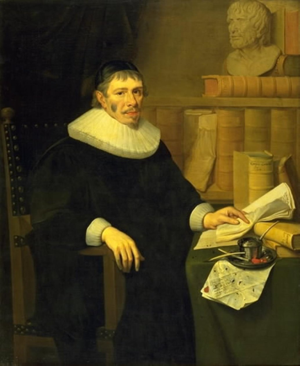 Cornelis Bosch ügyvéd portréja alkotó: Arnold van Ravesteyn