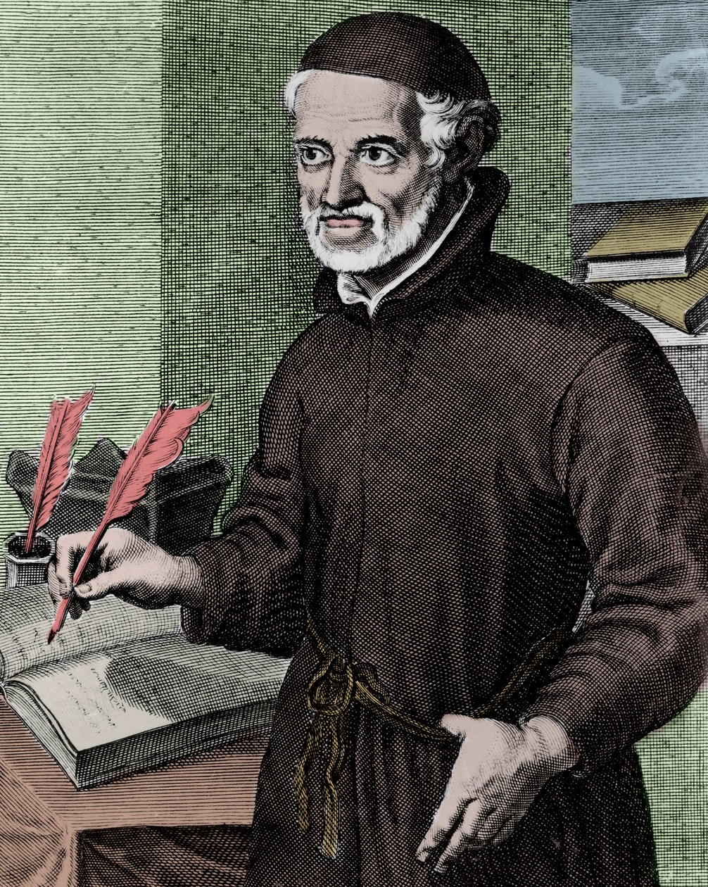 Pere Antonio VIEIRA (1608-1697) jezsuita, a brazil indiánok evangelizálója - Arnold van Westerhout (1651-1725) metszete - Antonio Vieira (1608-1697), portugál jezsuita pap és író portréja alkotó: Arnold van Westerhout