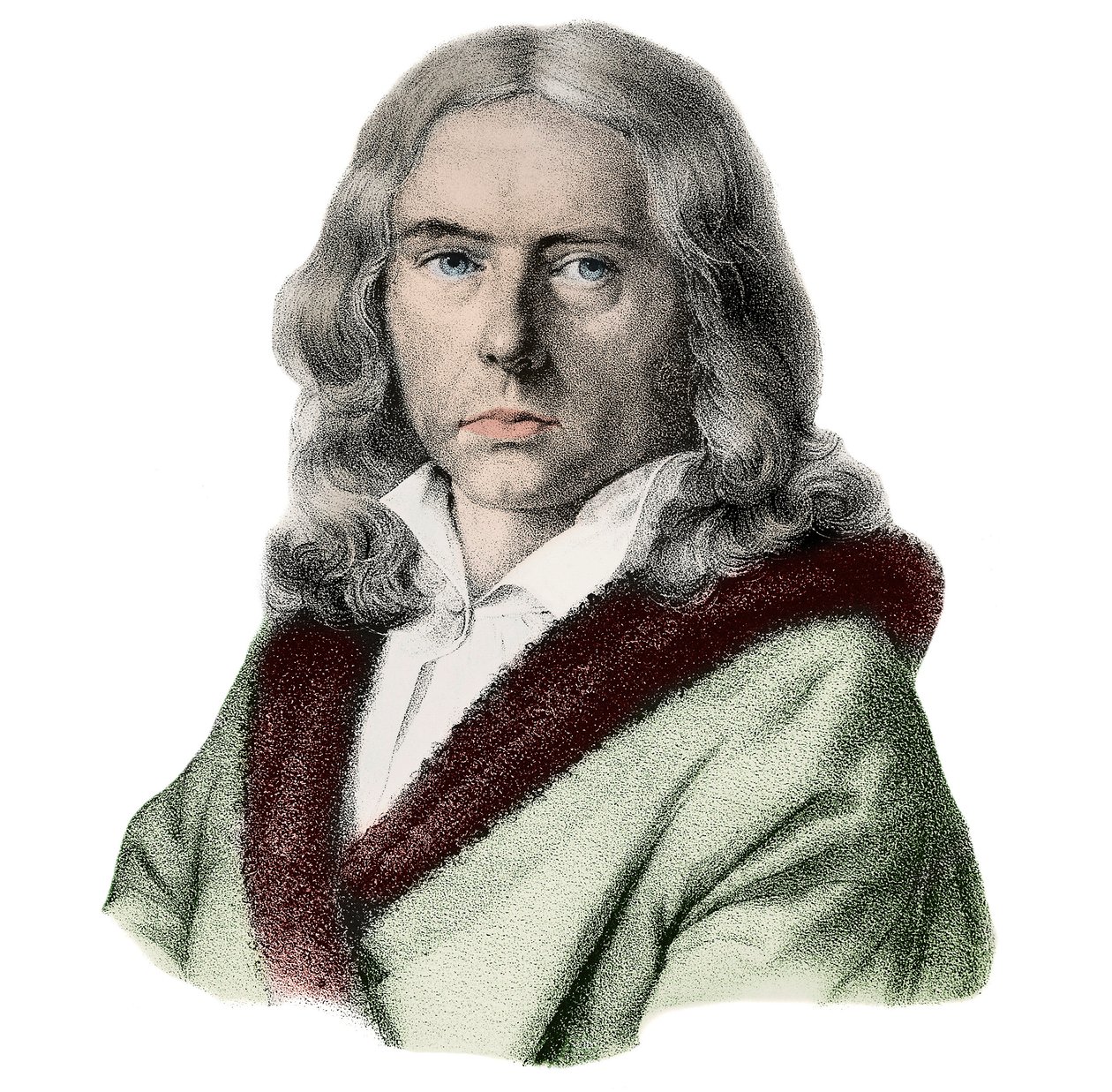 Adelbert de Chamisso portréja – Adelbert von Chamisso (1781-1838) német író portréja alkotó: Arnold van Westerhout