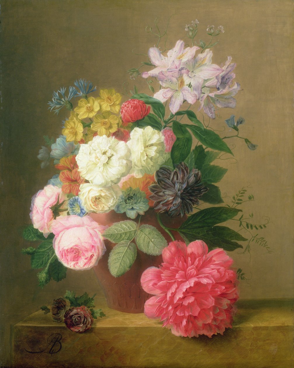 Virágcsendélet alkotó: Arnoldus Bloemers