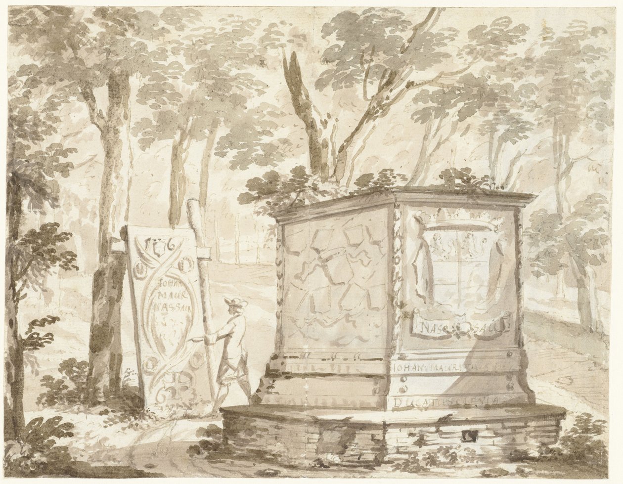 Johan Maurits van Nassau-Siegen sírja Kleve-ben alkotó: Arnoud van Halen