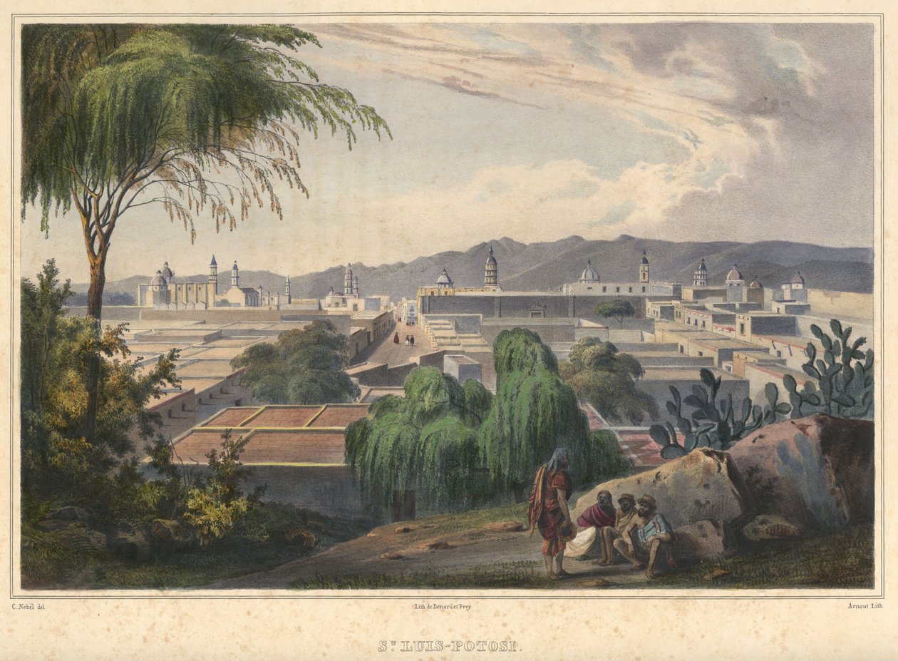 St. Luis-Potosí. San Luis Potosí, San Luis Potosí kilátás alkotó: Arnout