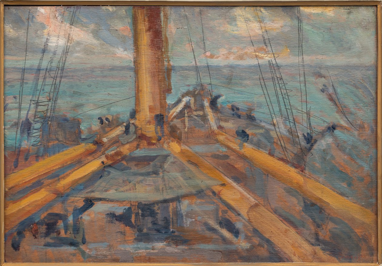 On Board (olaj, panel) alkotó: Aroldo Bonzagni