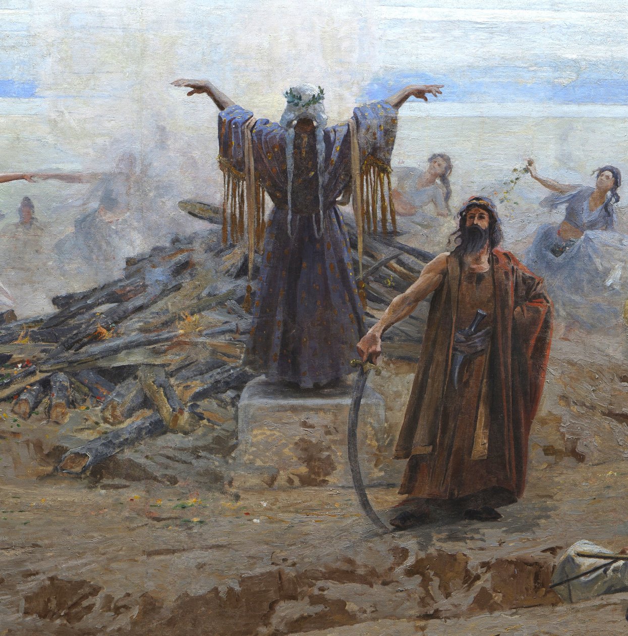 A magyarok bejövetele (Feszty-körkép) alkotó: Arpad Feszty