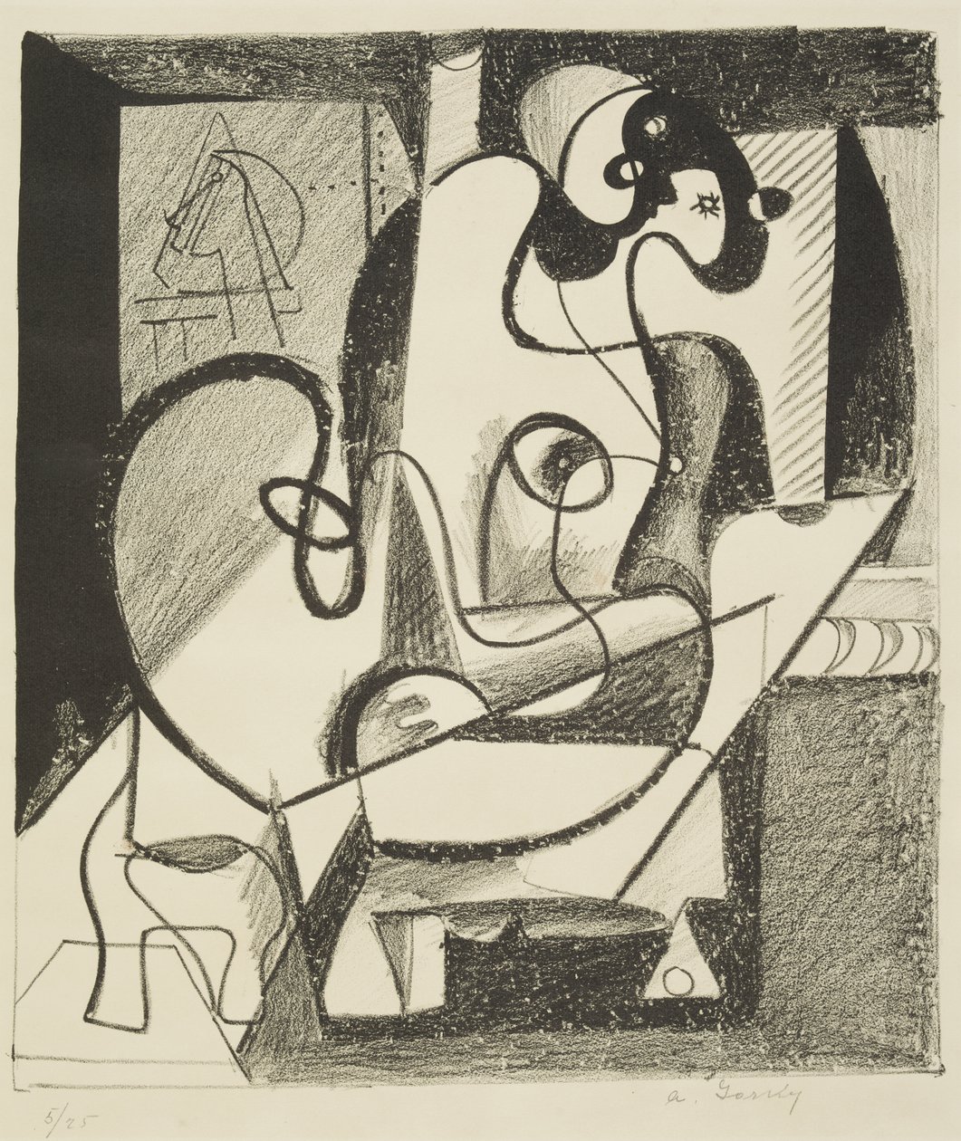 Festő és Modell alkotó: Arshile Gorky