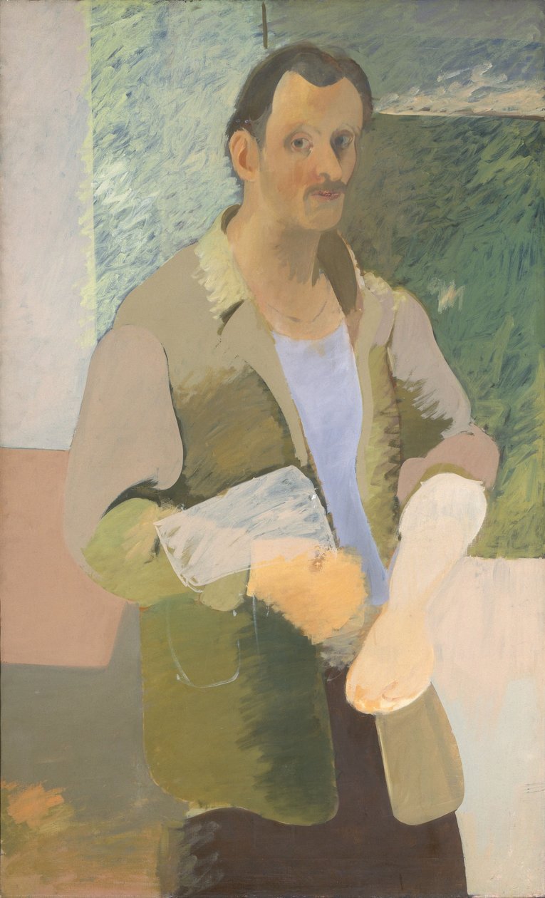 Önarckép, 1937 körül. alkotó: Arshile Gorky