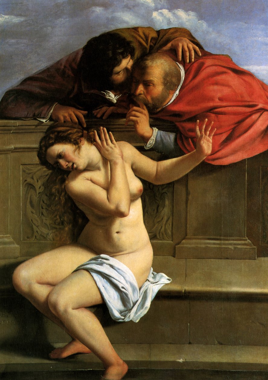 Susanna és a vének alkotó: Artemisia Gentileschi