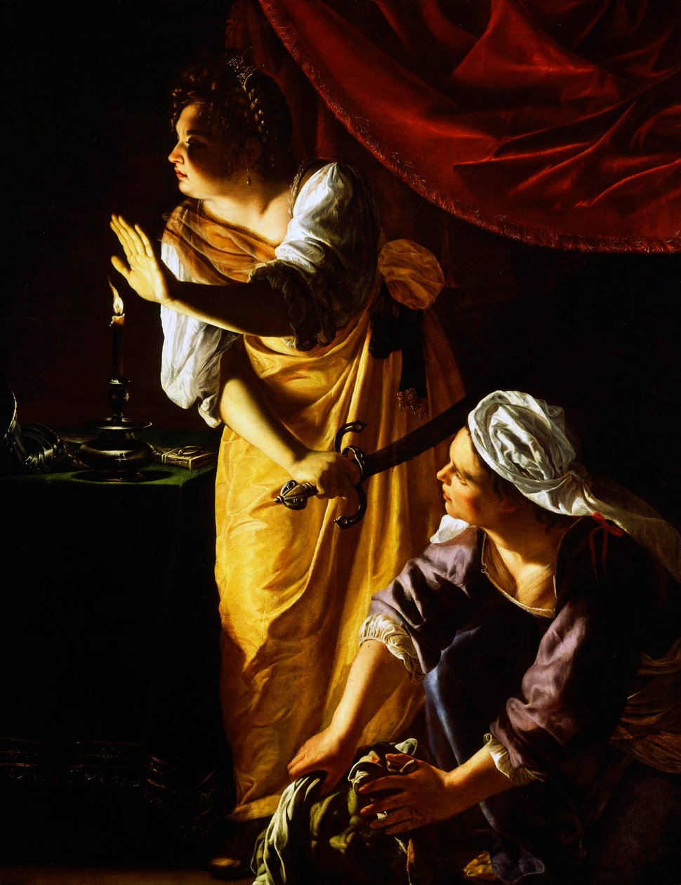 Judit és cselédje alkotó: Artemisia Gentileschi