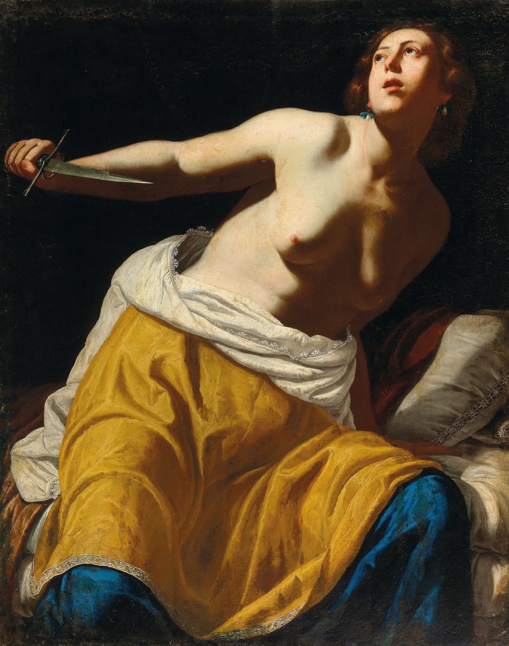 Lukrécia, 1640-1645 körül. alkotó: Artemisia Gentileschi