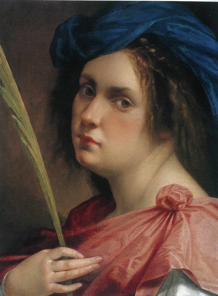 Önarckép Alexandriai Szent Katalinként, c. 1618. alkotó: Artemisia Gentileschi