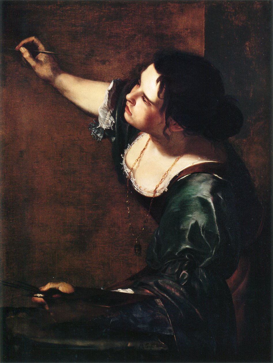 Az önarckép mint a festészet allegóriája alkotó: Artemisia Gentileschi