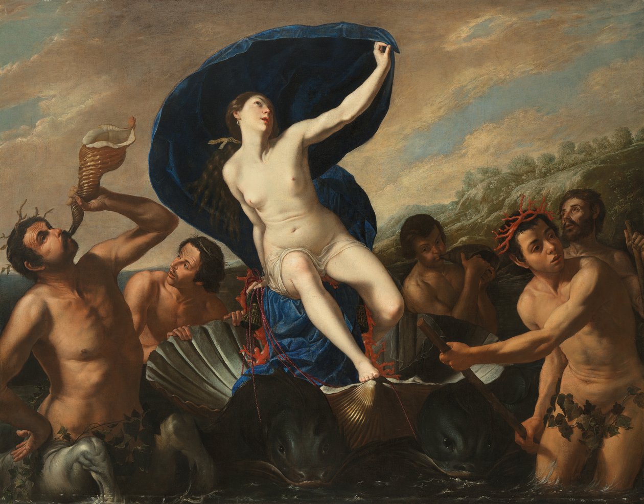 Galatea diadala (olaj, vászon) alkotó: Artemisia and associate Gentileschi