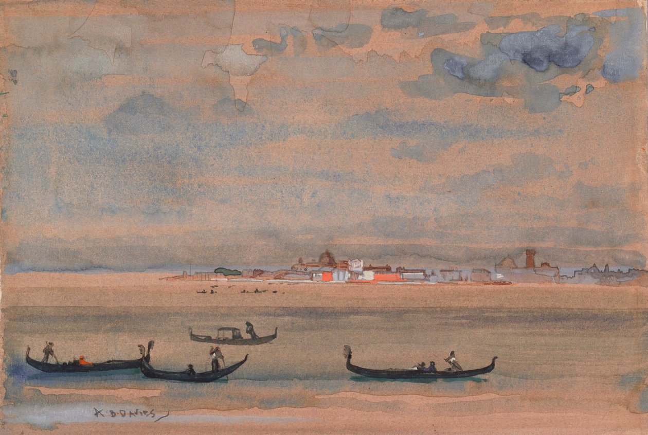 Gondolák alkotó: Arthur Bowen Davies