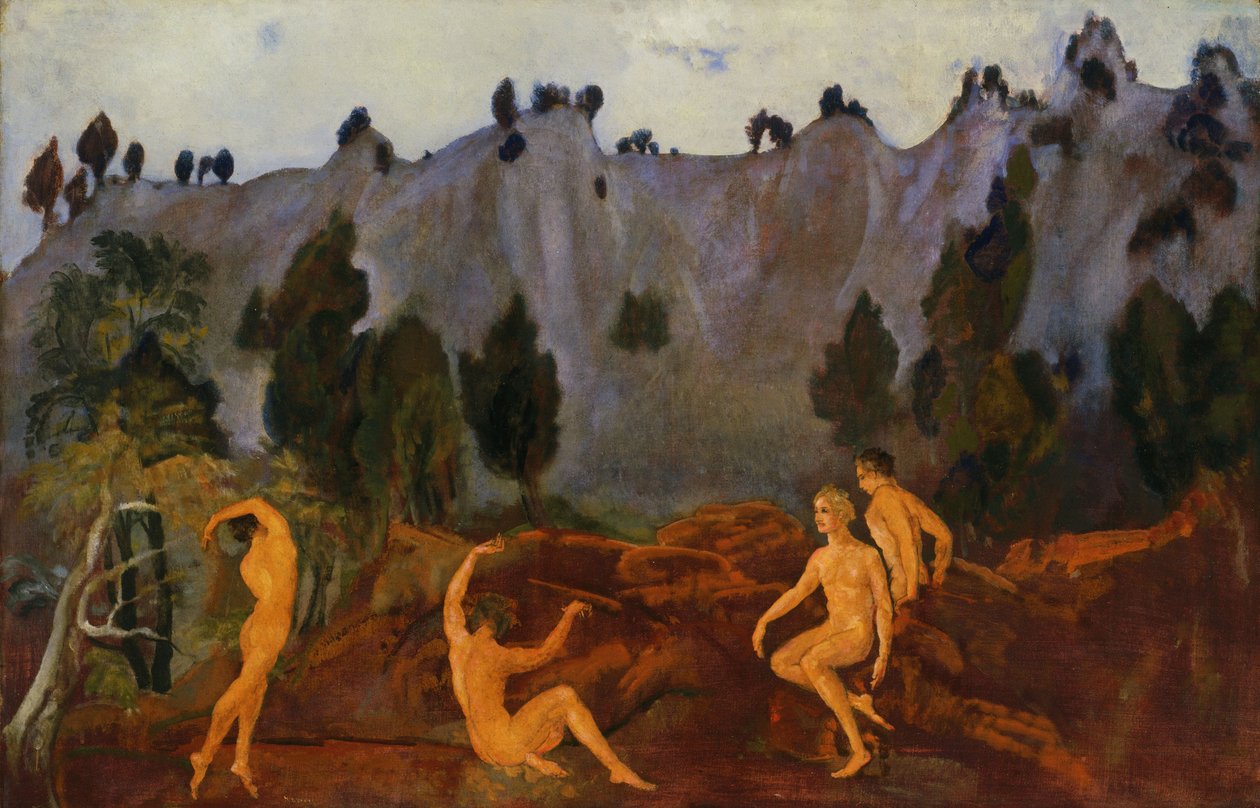 Oresztész habozása alkotó: Arthur Bowen Davies