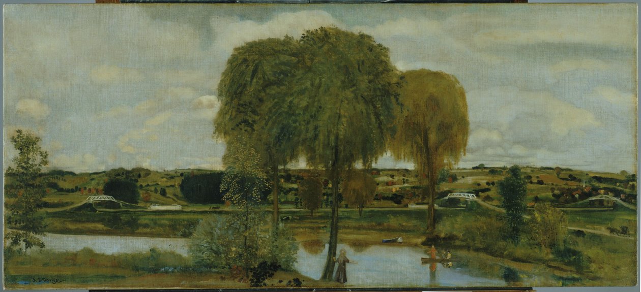 Az Erie -csatorna mentén alkotó: Arthur Bowen Davies