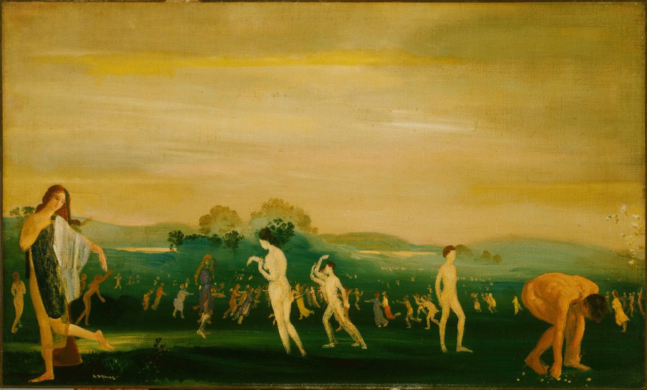 Elysian Fields alkotó: Arthur Bowen Davies