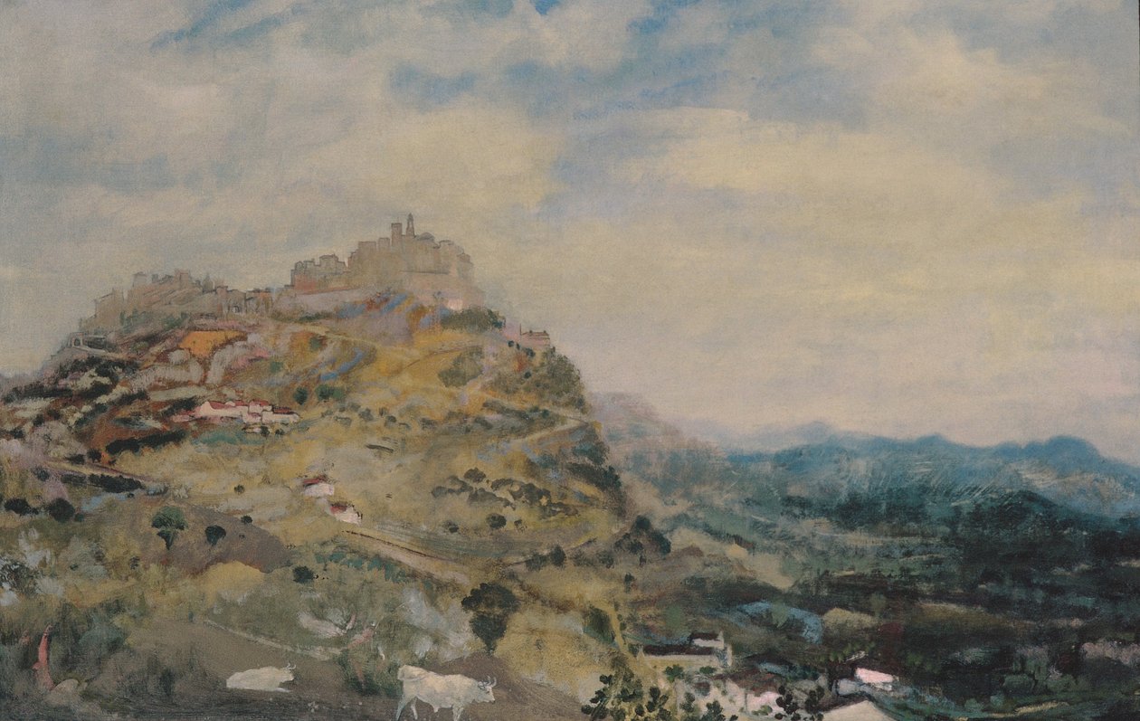Olasz dombváros alkotó: Arthur Bowen Davies