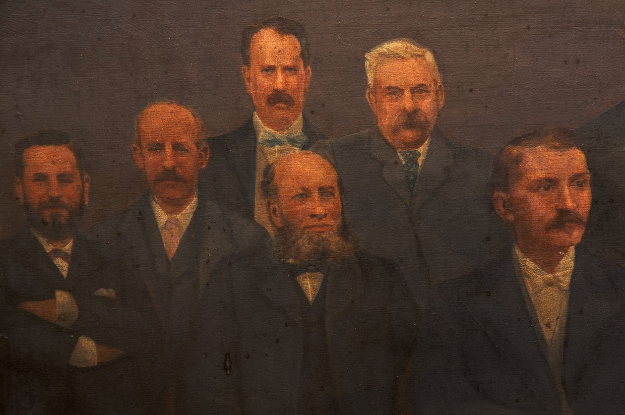 Első városi tanács, Dunkinfield kerület, 1899 alkotó: Arthur Bradshaw