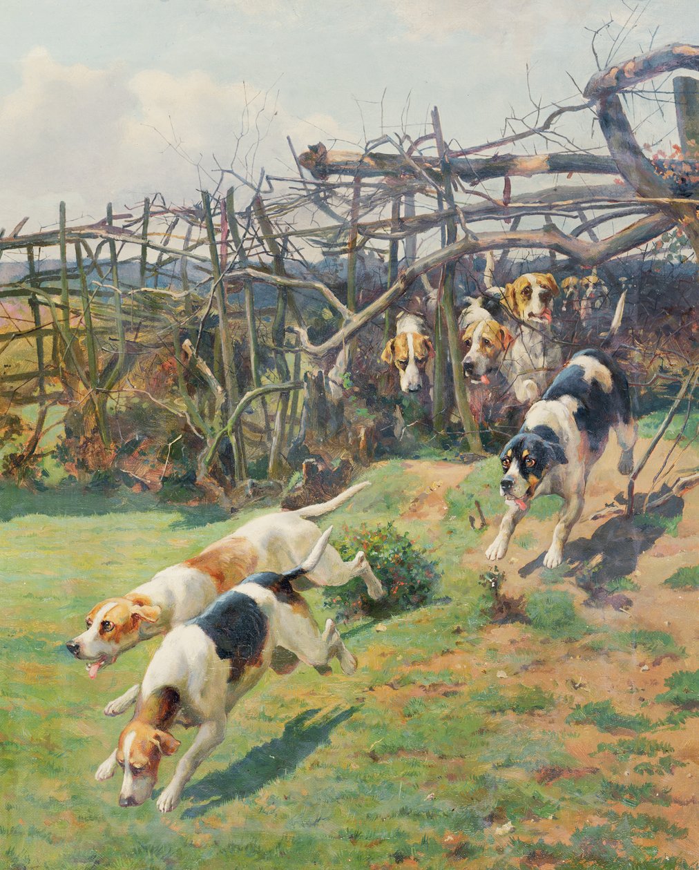 Kerítésen keresztül alkotó: Arthur Charles Dodd