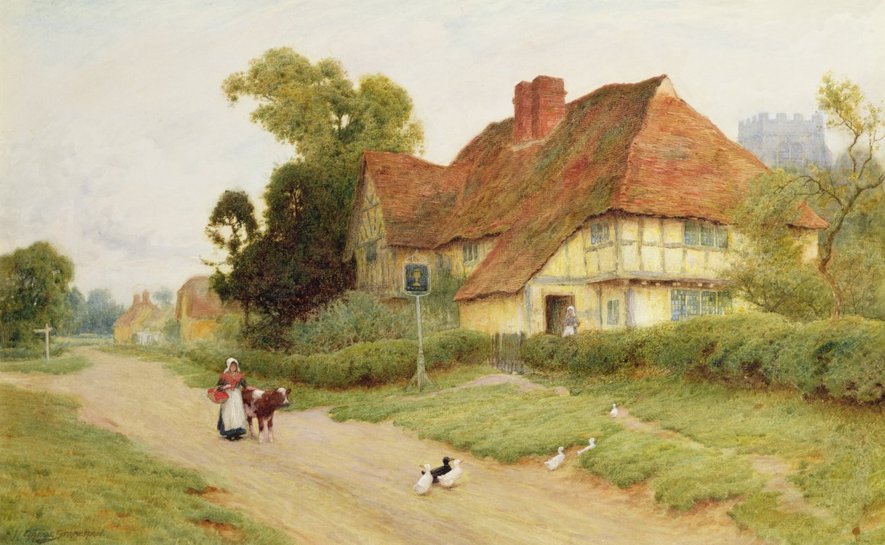The Village Inn alkotó: Arthur Claude Strachan