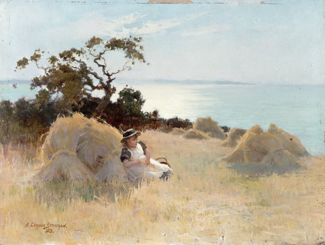 Este felé, 1893 (tábla) alkotó: Arthur Claude Strachan