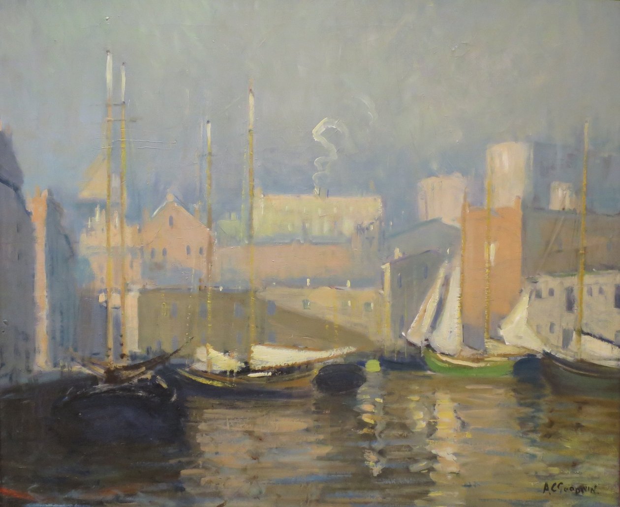 Tea Wharf, Boston alkotó: Arthur Clifton Goodwin
