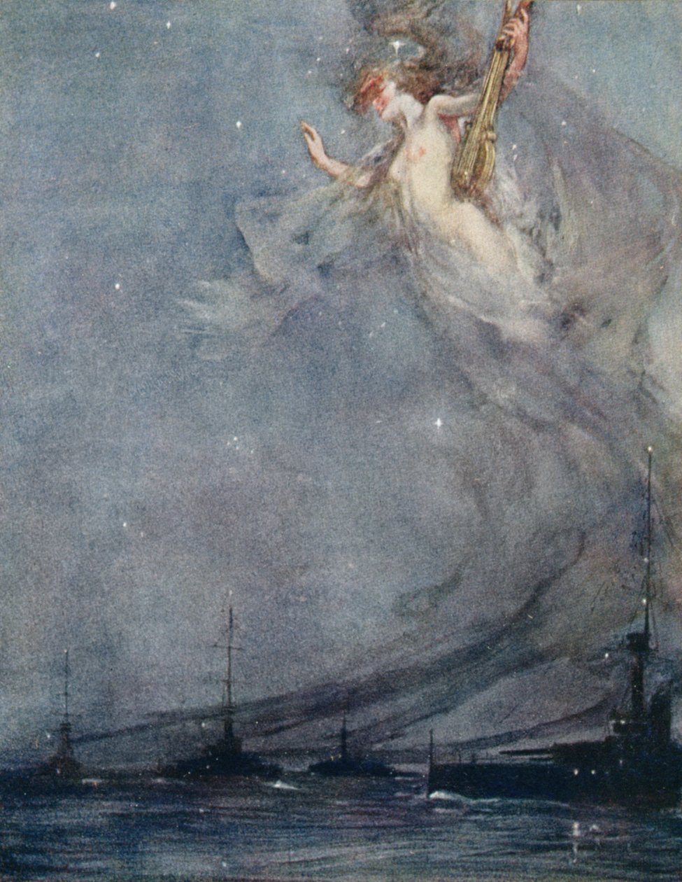 The Middle Watch, illusztráció Henry Newbolt (1862-1938) "Drake