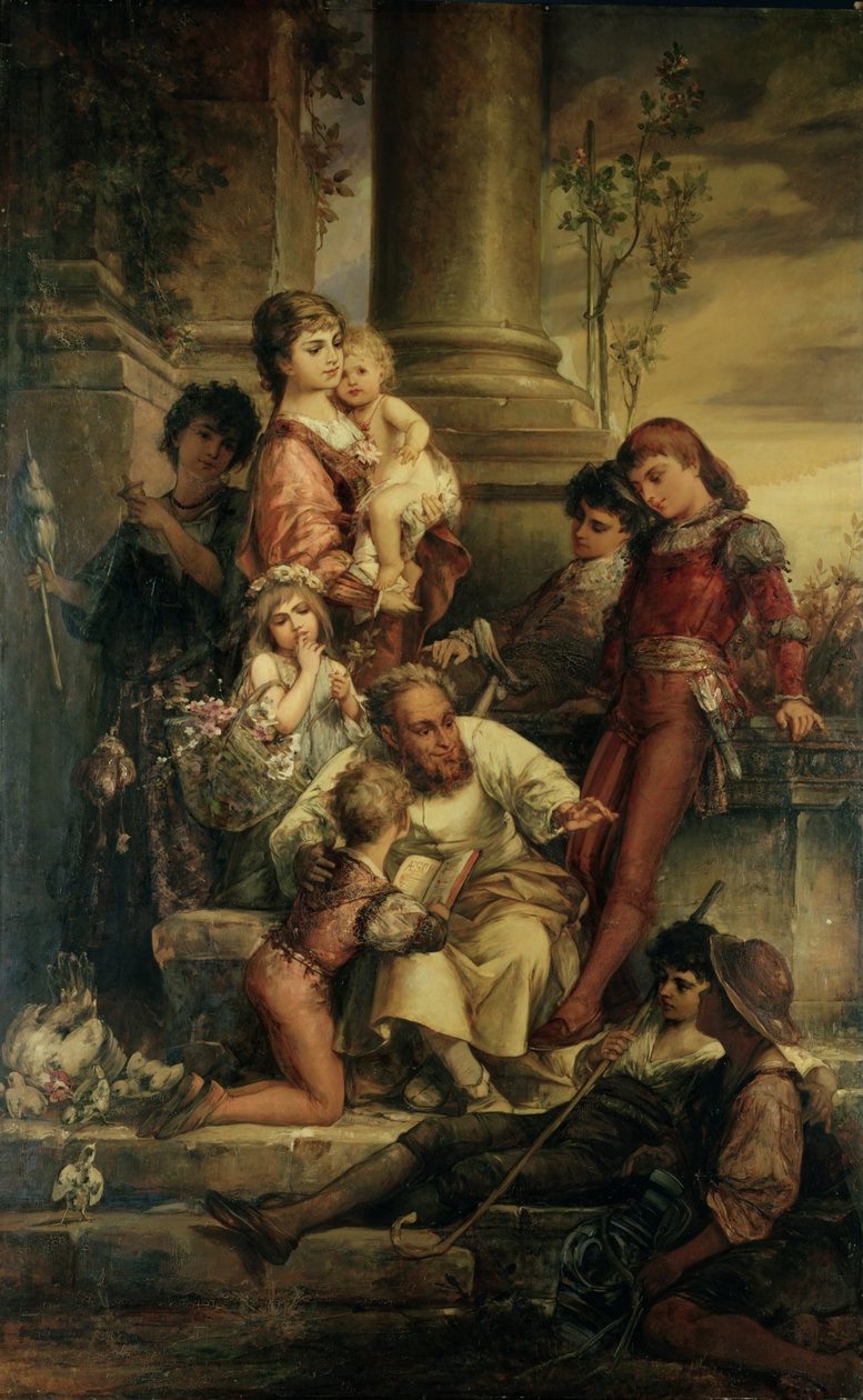 Gyermekkor (tanulni) alkotó: Arthur Fitger