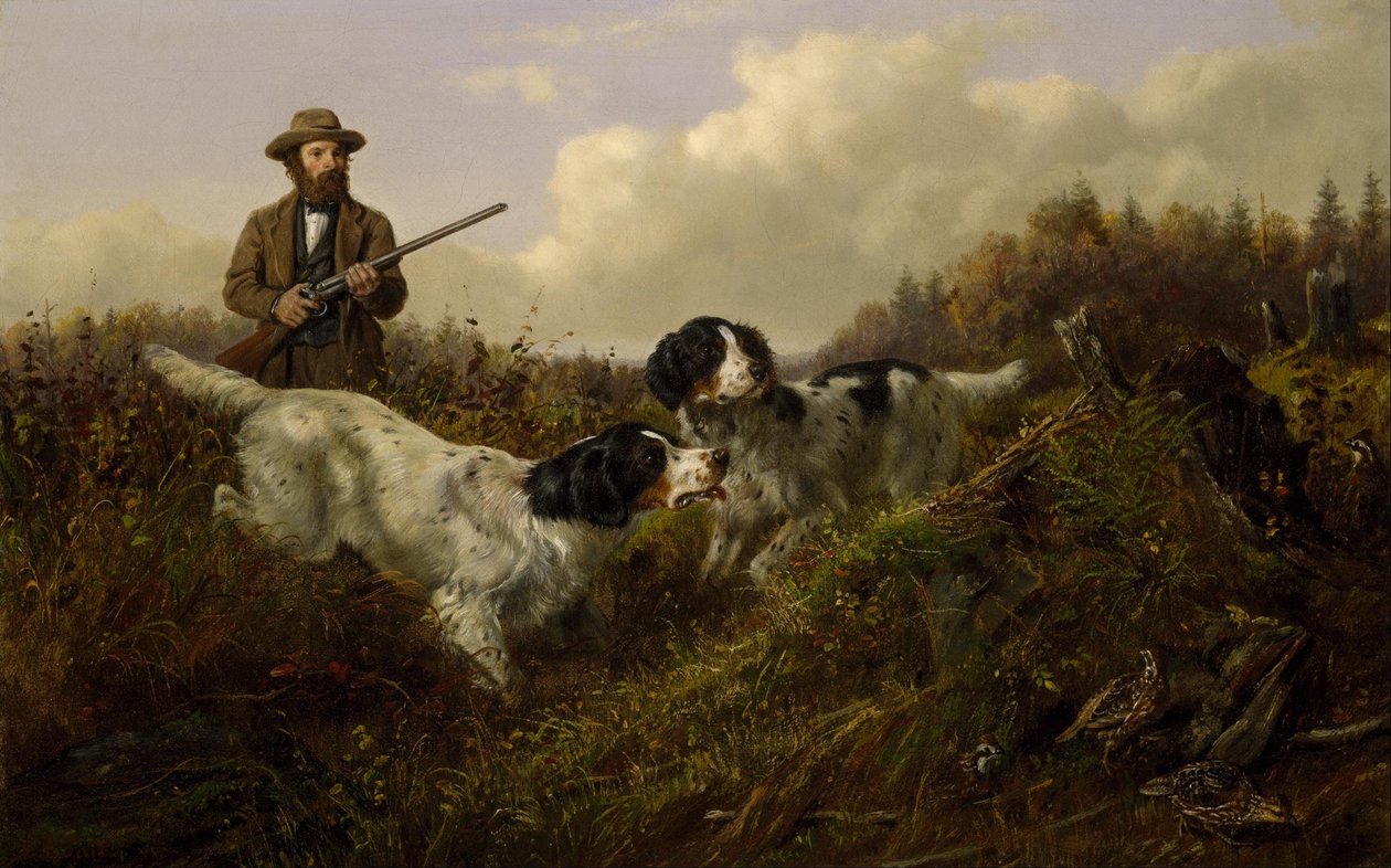 Flushing Grouse, Long Lake, Hamilton megye, New York alkotó: Arthur Fitzwilliam Tait