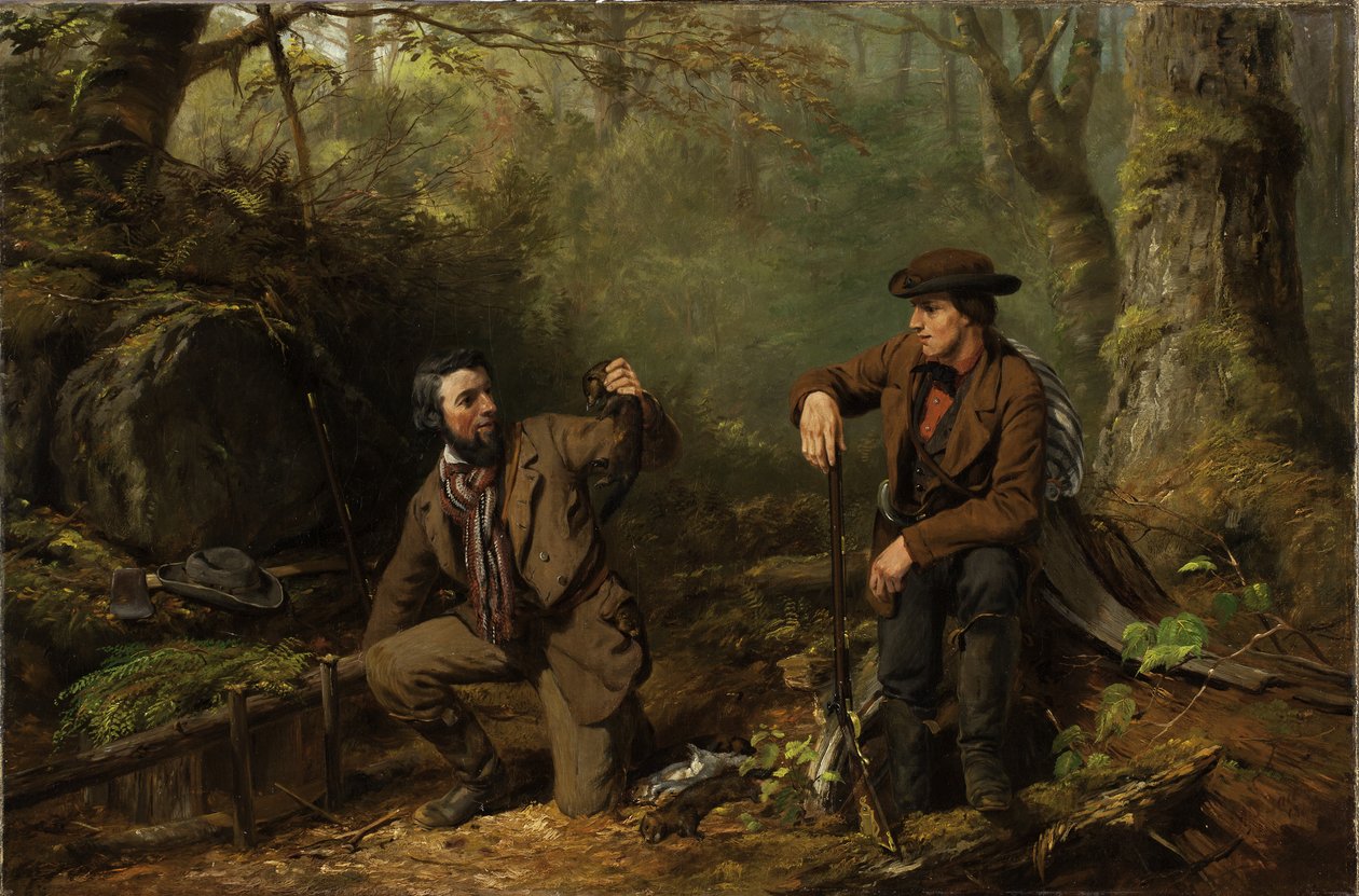 Mink Trapping Prime, 1862 alkotó: Arthur Fitzwilliam Tait