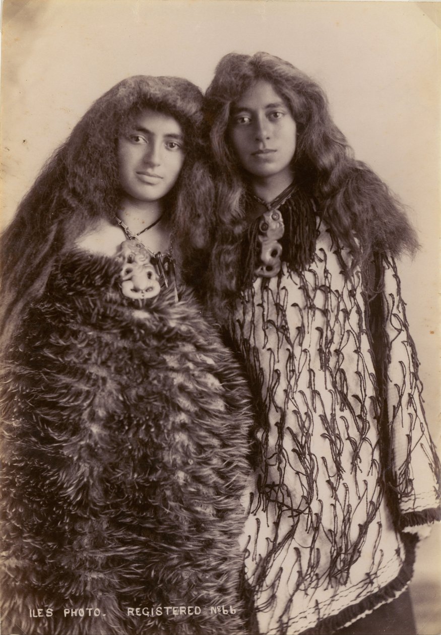 Maori nők, Új -Zéland alkotó: Arthur James Iles