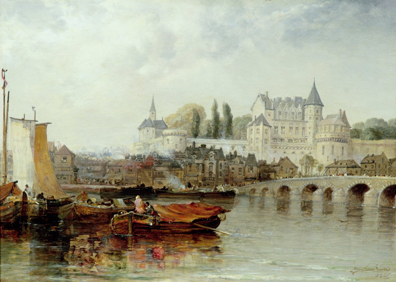Amboise sur Loire, 1889 alkotó: Arthur Joseph Meadows